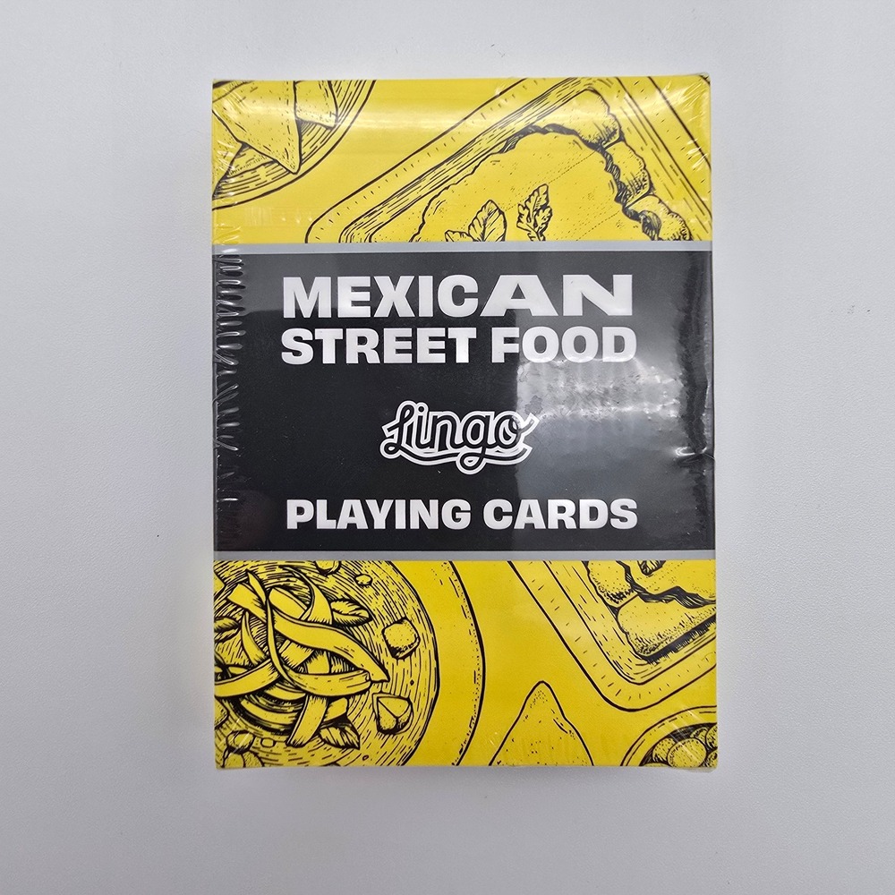 Lingo Mexican Street Food Playing Cards 52 Translations Travel Deck New Sealed